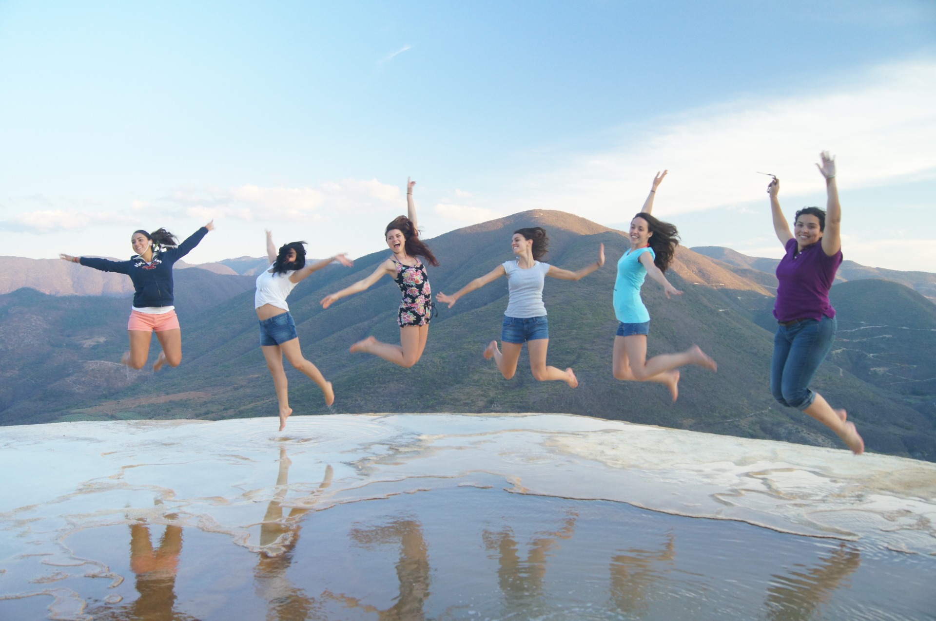 Nuestros viajeros disfrutando la naturaleza / Our travelers enjoying nature